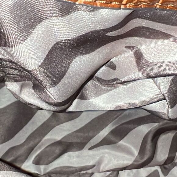 Anne Klein bag vintage tan brown animal snake faux leather gold tone EUC - Picture 6 of 10